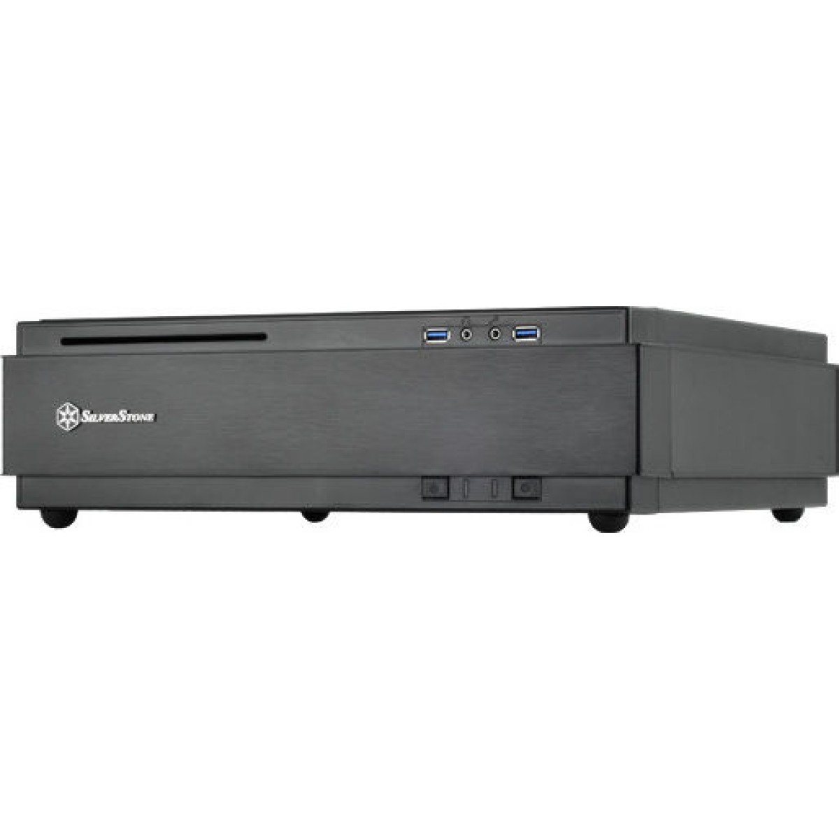 Silverstone ML07B Home Theater Κουτί Υπολογιστή Μαύρο