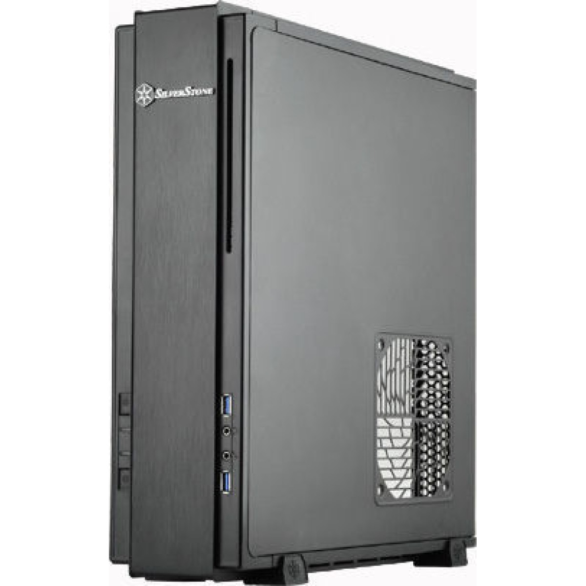 Silverstone ML07B Home Theater Κουτί Υπολογιστή Μαύρο