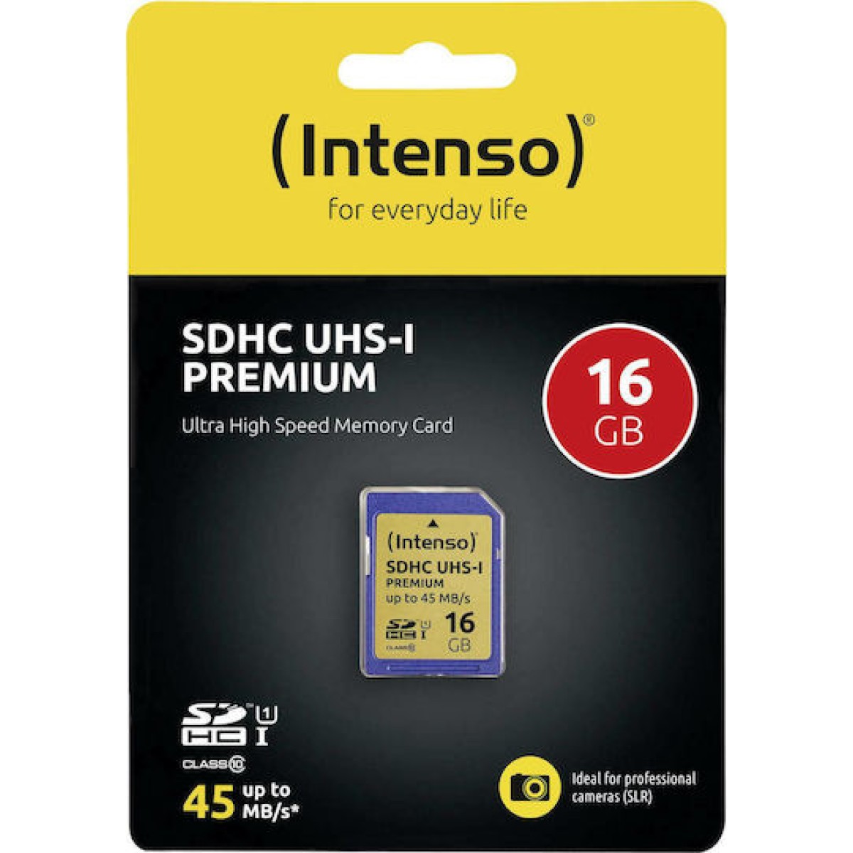 Intenso Premium SDHC 16GB Class 10 U1 UHS-I