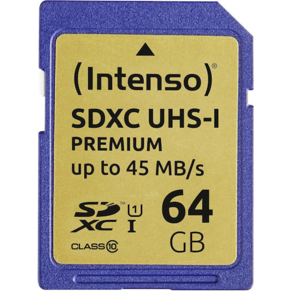 Intenso SDXC 64GB Class 10 U1 UHS-I