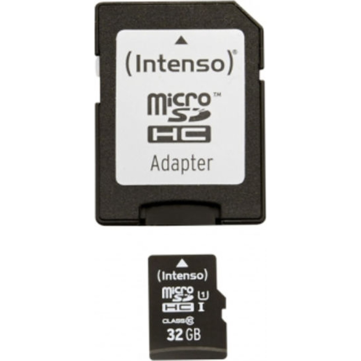 Intenso microSDHC 32GB Class 10 U1 UHS-I με αντάπτορα