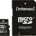 Intenso microSDHC 32GB Class 10 U1 UHS-I με αντάπτορα
