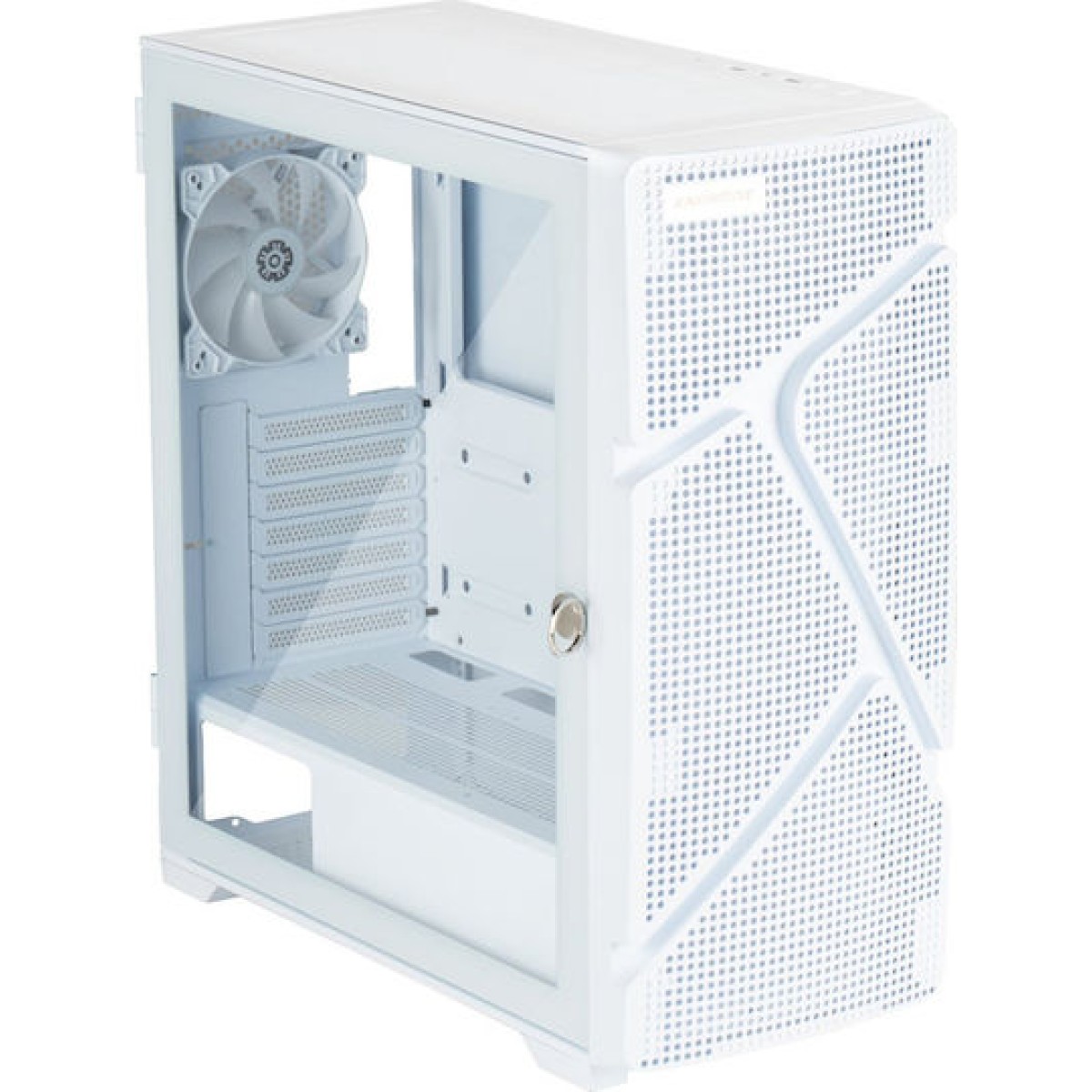 Enermax MarbleShell MS31 RGB Gaming Midi Tower Κουτί Υπολογιστή με Πλαϊνό Παράθυρο Λευκό