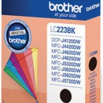 Brother LC223 Γνήσιο Μελάνι Εκτυπωτή InkJet Μαύρο (LC-223BK)