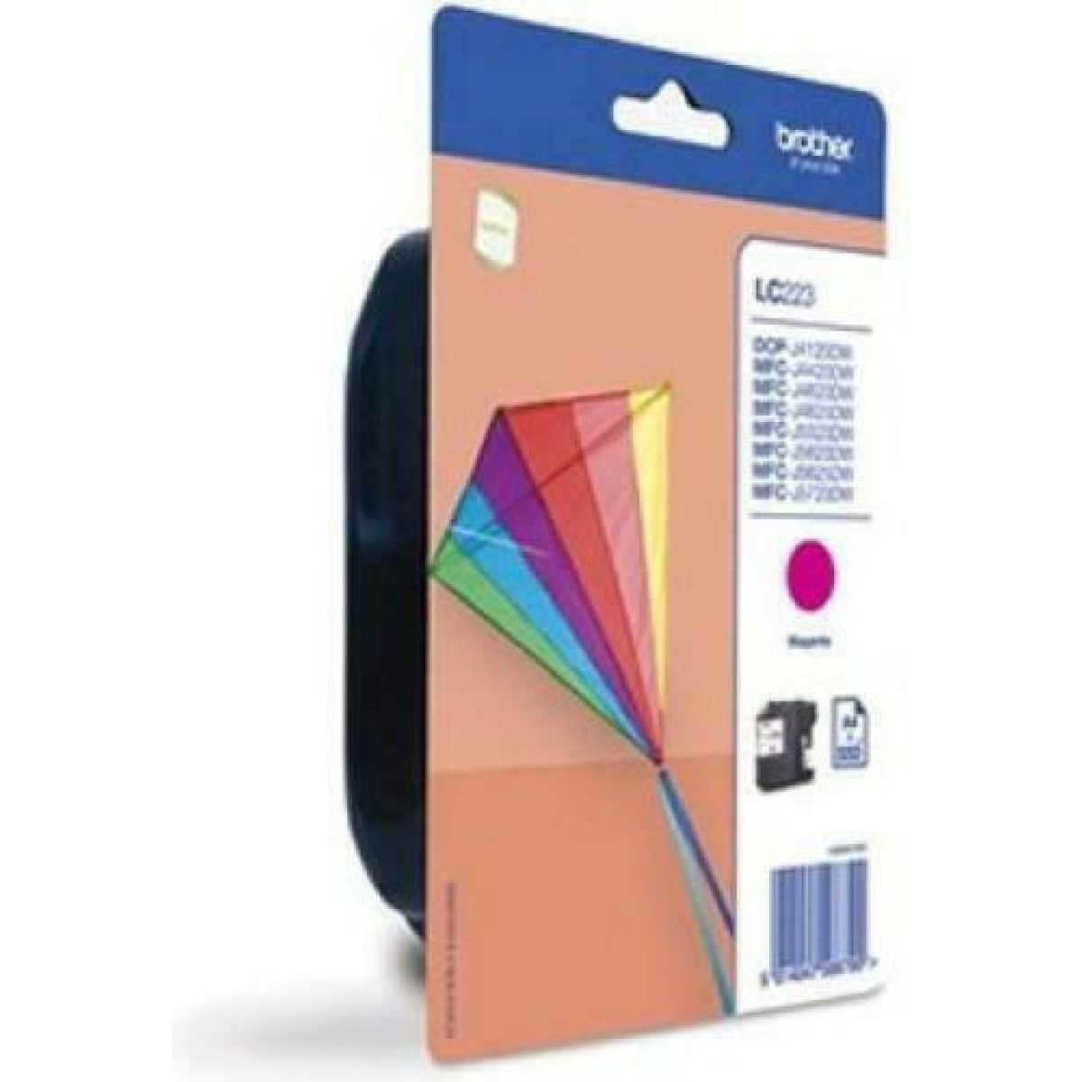 Brother LC223 Γνήσιο Μελάνι Εκτυπωτή InkJet Ματζέντα (LC-223M)