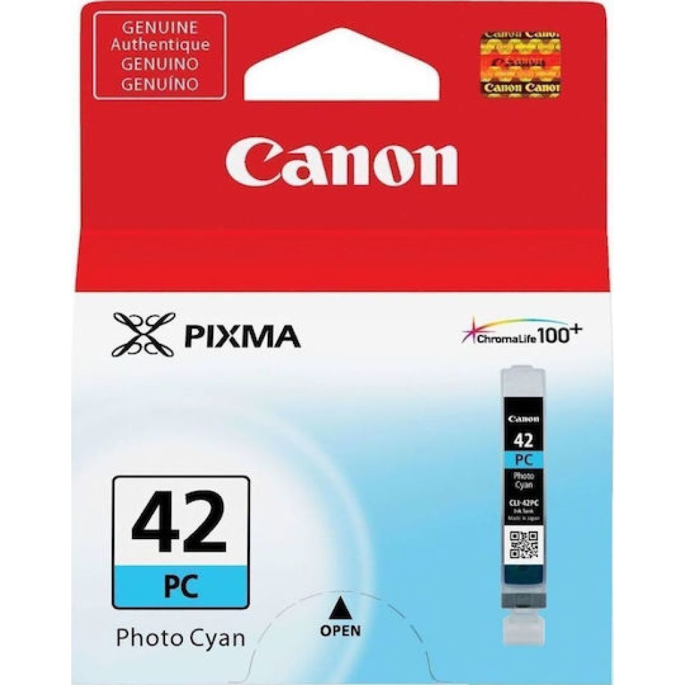 Canon CLI-42 Γνήσιο Μελάνι Εκτυπωτή InkJet Photo Κυανό (6388B001)