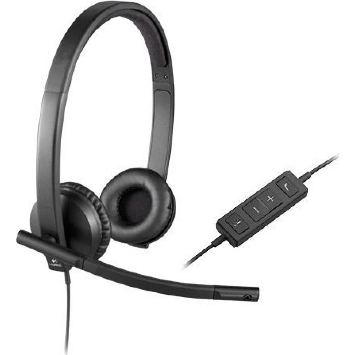 Logitech H570e Stereo On Ear Multimedia Ακουστικά με μικροφωνο και σύνδεση USB