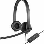 Logitech H570e Stereo On Ear Multimedia Ακουστικά με μικροφωνο και σύνδεση USB