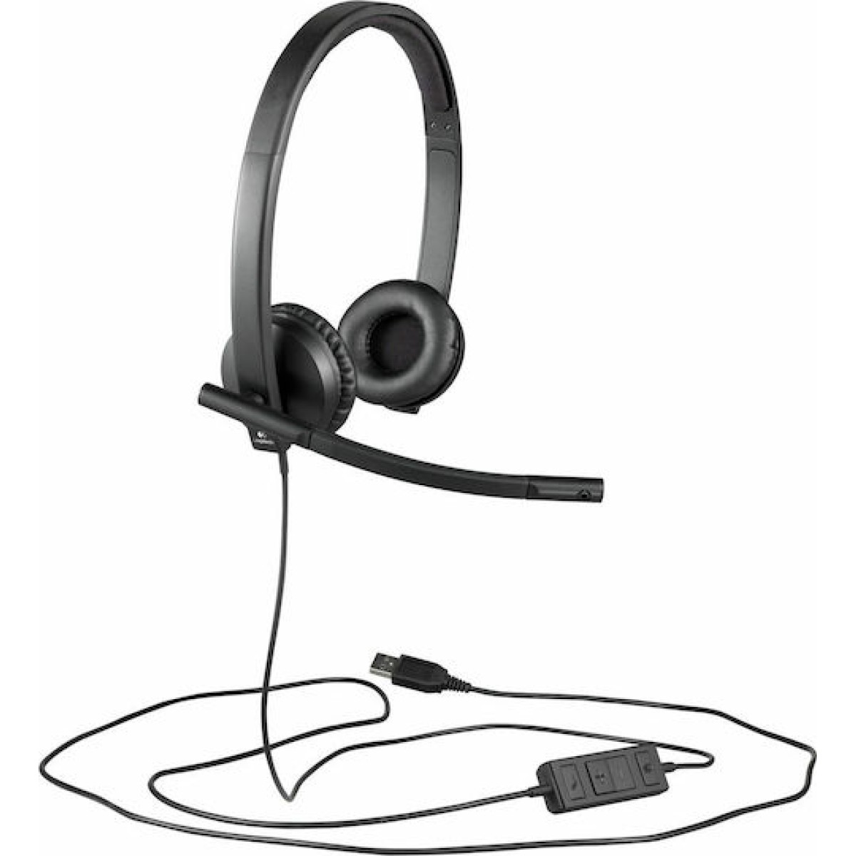 Logitech H570e Stereo On Ear Multimedia Ακουστικά με μικροφωνο και σύνδεση USB