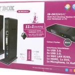 Icy Box USB-C Docking Station με HDMI Ethernet και σύνδεση 2 Οθονών Μαύρο (IB-DK2241AC)