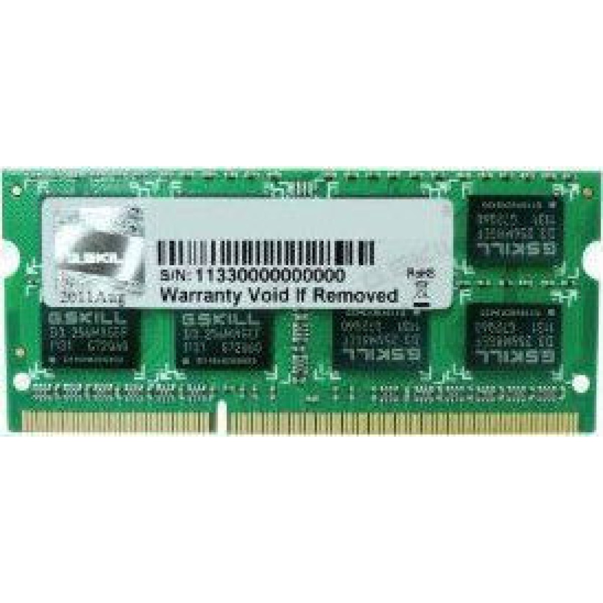 G.Skill DDR3 με Module 1x8GB και Ταχύτητα 1600 για Laptop