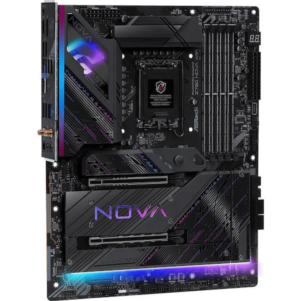 ASRock Phantom Gaming Nova Z790 Wi-Fi Motherboard ATX με Intel 1700 Socket 90-MXBMB0-A0UAYZ