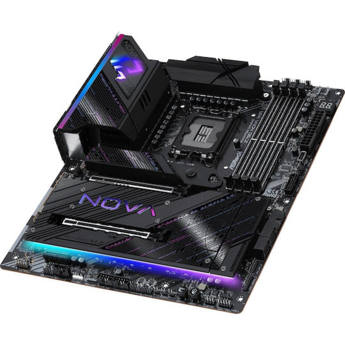 ASRock Phantom Gaming Nova Z790 Wi-Fi Motherboard ATX με Intel 1700 Socket 90-MXBMB0-A0UAYZ