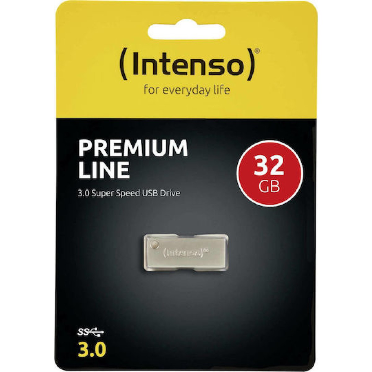 Intenso Premium Line 32GB USB 3.0 Stick Ασημί