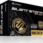 Sharkoon SilentStorm SFX 500W Μαύρο Τροφοδοτικό Υπολογιστή Full Modular 80 Plus Gold