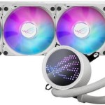 Asus ROG Ryuo III 360 ARGB Υδρόψυξη Επεξεργαστή Τριπλού Ανεμιστήρα 120mm για Socket AM4/AM5/1700/1200/115x Λευκή