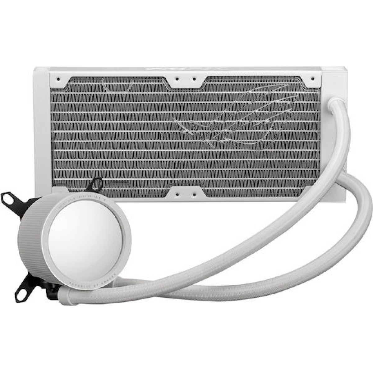 Asus ROG Ryuo III 240 ARGB Υδρόψυξη Επεξεργαστή Διπλού Ανεμιστήρα 120mm για Socket AM4/AM5/1700/1200/115x Λευκή