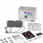 Asus ROG Ryuo III 240 ARGB Υδρόψυξη Επεξεργαστή Διπλού Ανεμιστήρα 120mm για Socket AM4/AM5/1700/1200/115x Λευκή