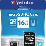 Verbatim Premium microSDHC 16GB Class 10 U1 UHS-I με αντάπτορα