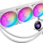 Asus ROG Strix LC II 360 ARGB Υδρόψυξη Επεξεργαστή Τριπλού Ανεμιστήρα 120mm για Socket AM4/1700/1200/115x Λευκή