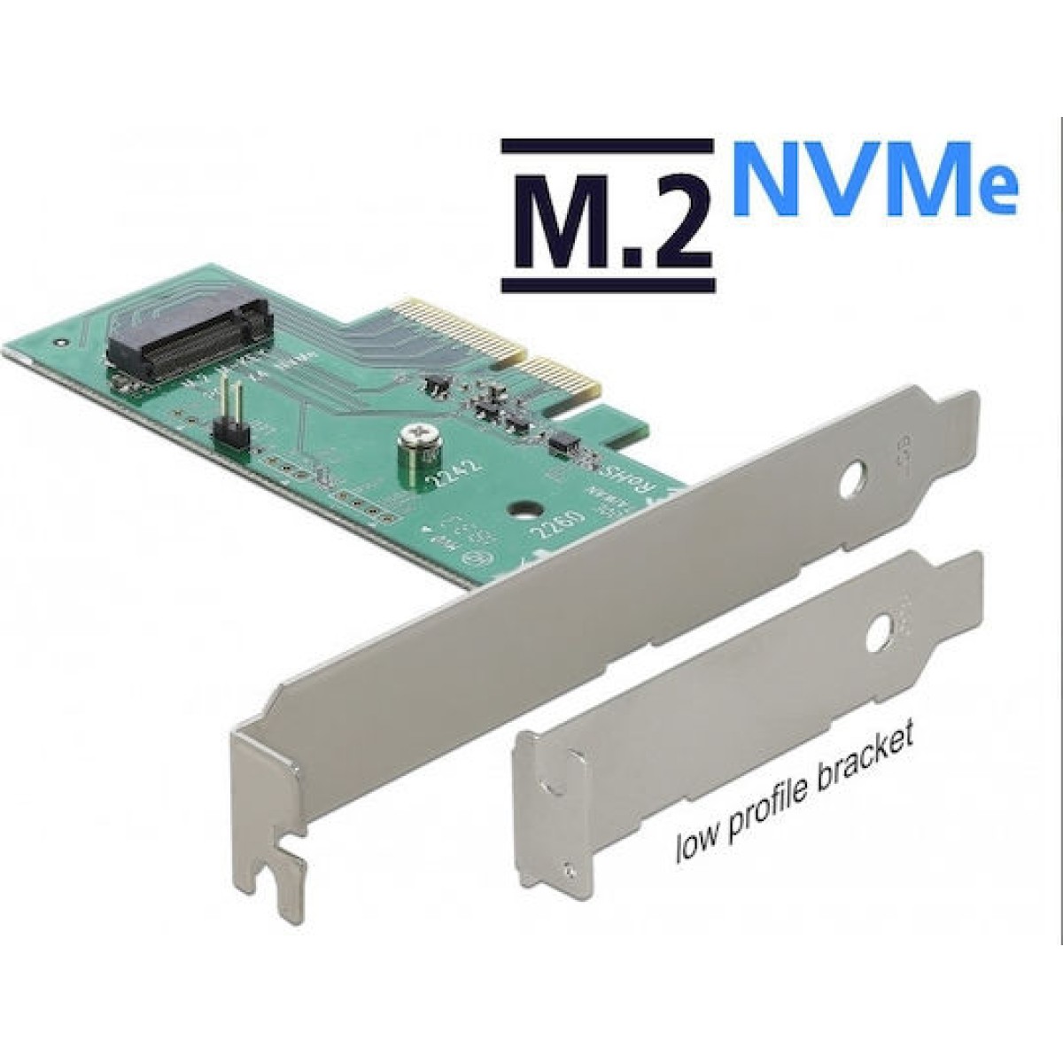 DeLock Κάρτα PCIe σε θύρες M.2