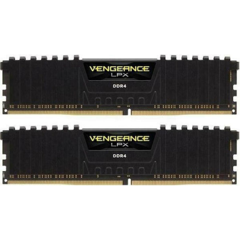 Corsair Vengeance LPX DDR4 16GB RAM με 2x8GB Modules και Ταχύτητα 2400 για Desktop