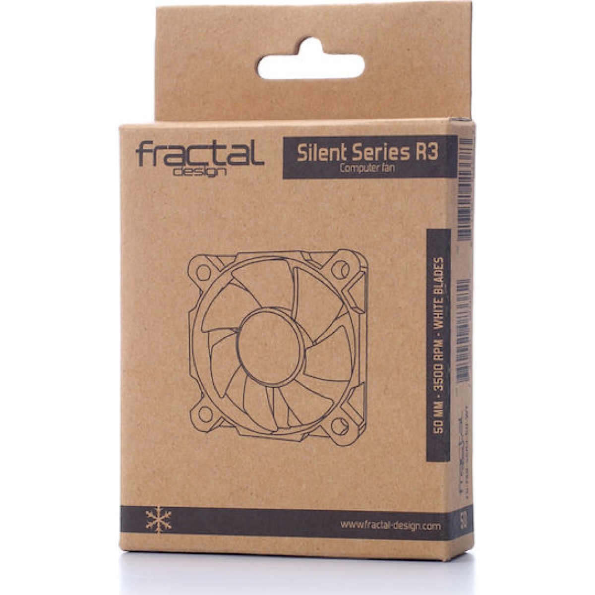 Fractal Design Silent Series R3 Case Fan 50mm με Σύνδεση 3-Pin Λευκό