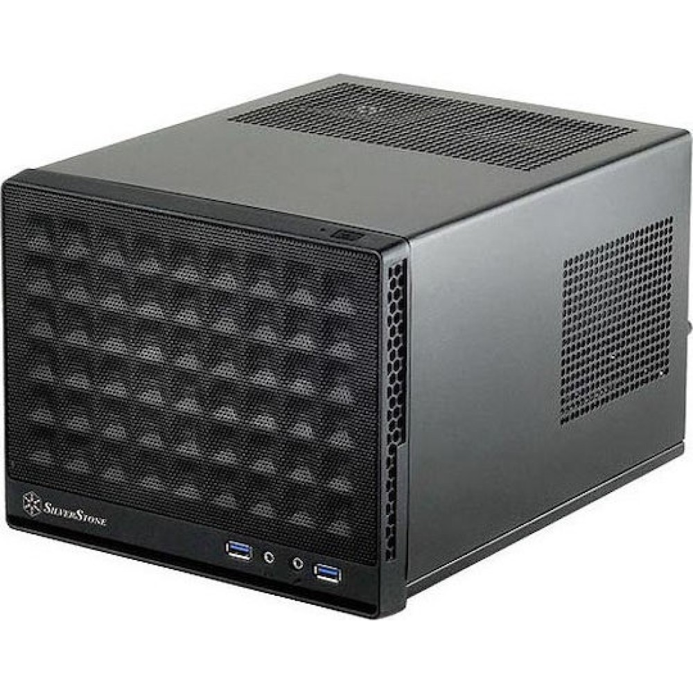 Silverstone Sugo SG13B Mini Tower Κουτί Υπολογιστή Μαύρο