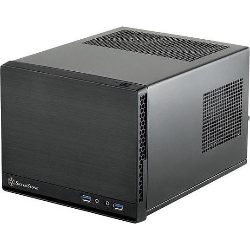 Silverstone Sugo SG13B-Q Cube Κουτί Υπολογιστή Μαύρο