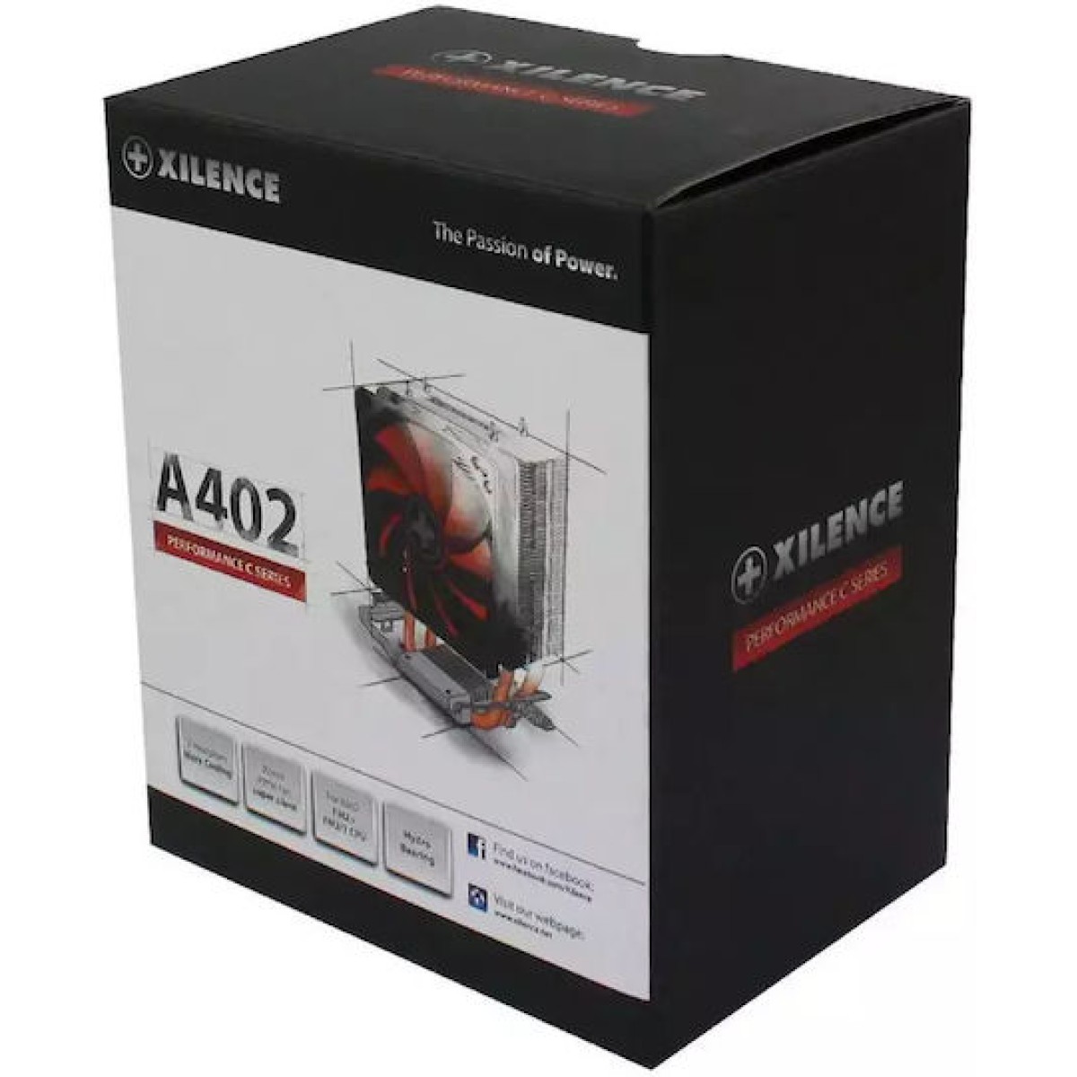 Xilence A402 Ψύκτρα Επεξεργαστή για Socket AM3/AM3+ Κόκκινη