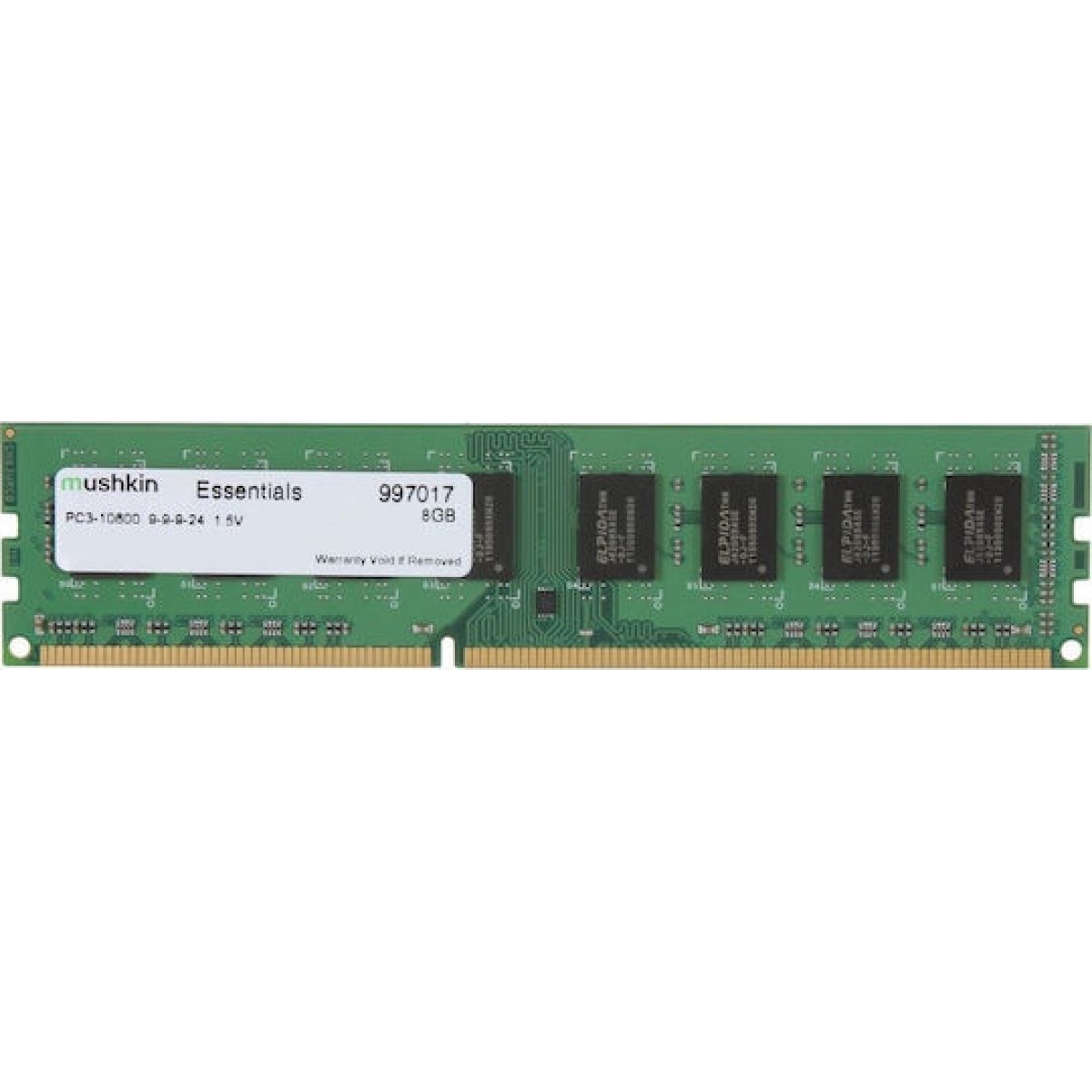 Mushkin Essentials DDR3 με Module 1x8GB και Ταχύτητα 1600 για Desktop