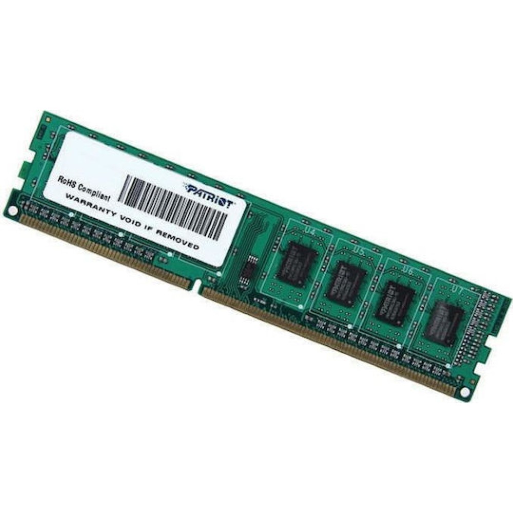 Patriot DDR3 με Module 1x4GB και Ταχύτητα 1600 για Desktop