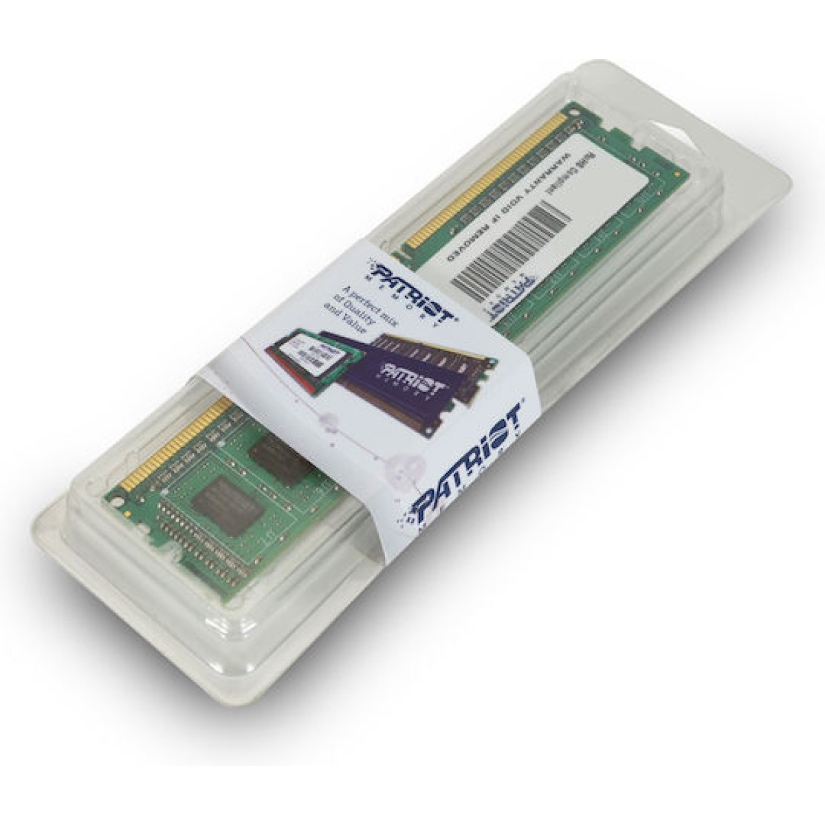 Patriot DDR3 με Module 1x4GB και Ταχύτητα 1600 για Desktop