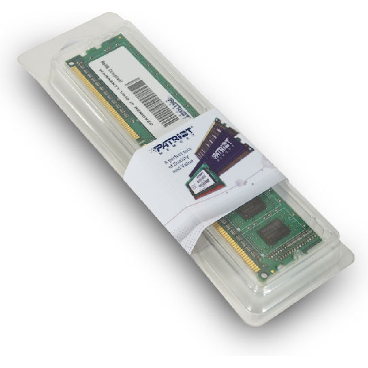 Patriot DDR3 με Module 1x4GB και Ταχύτητα 1600 για Desktop