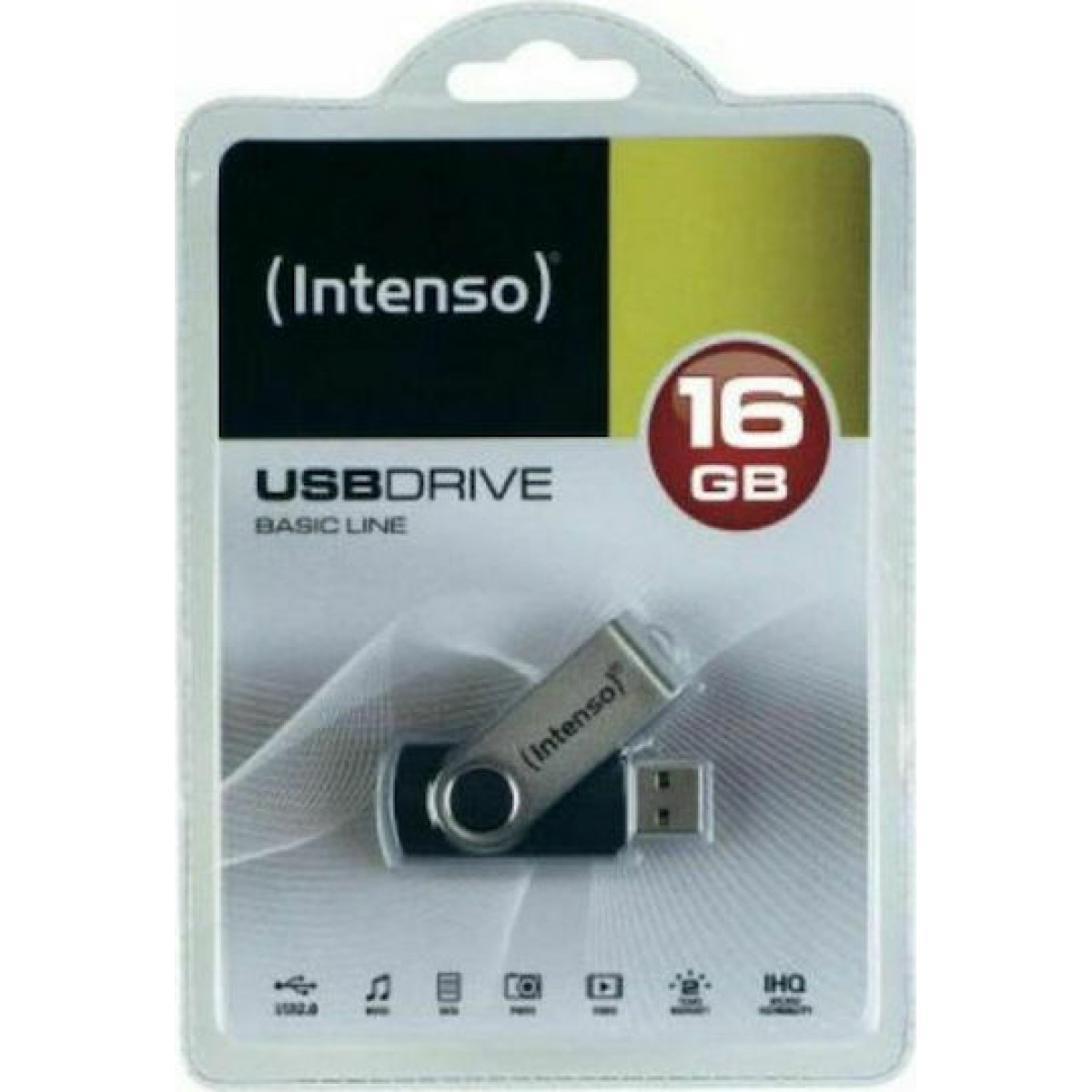 Intenso Basic Line 32GB USB 2.0 Stick Ασημί