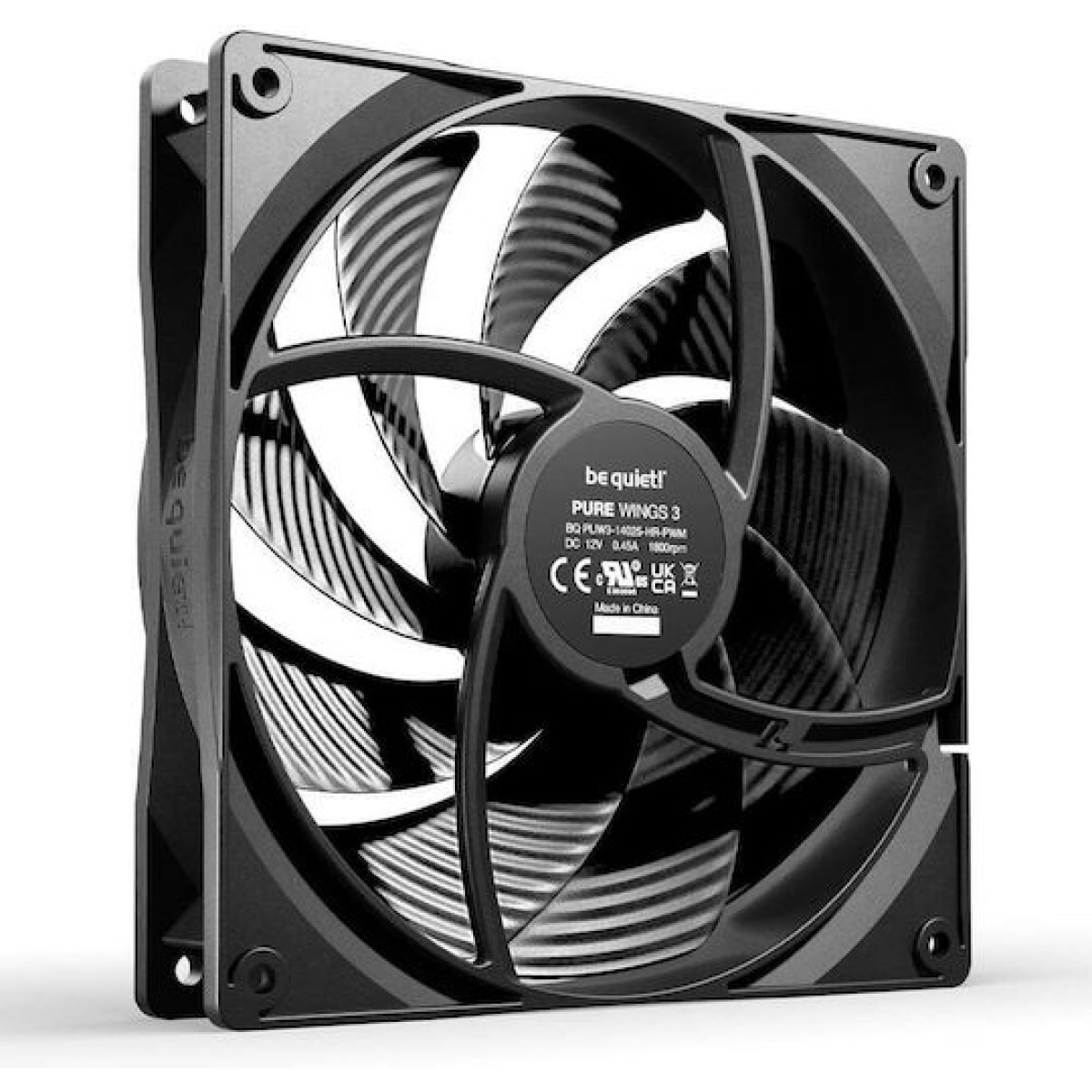 Be Quiet Pure Wings 3 Case Fan 140mm με Σύνδεση 4-Pin PWM