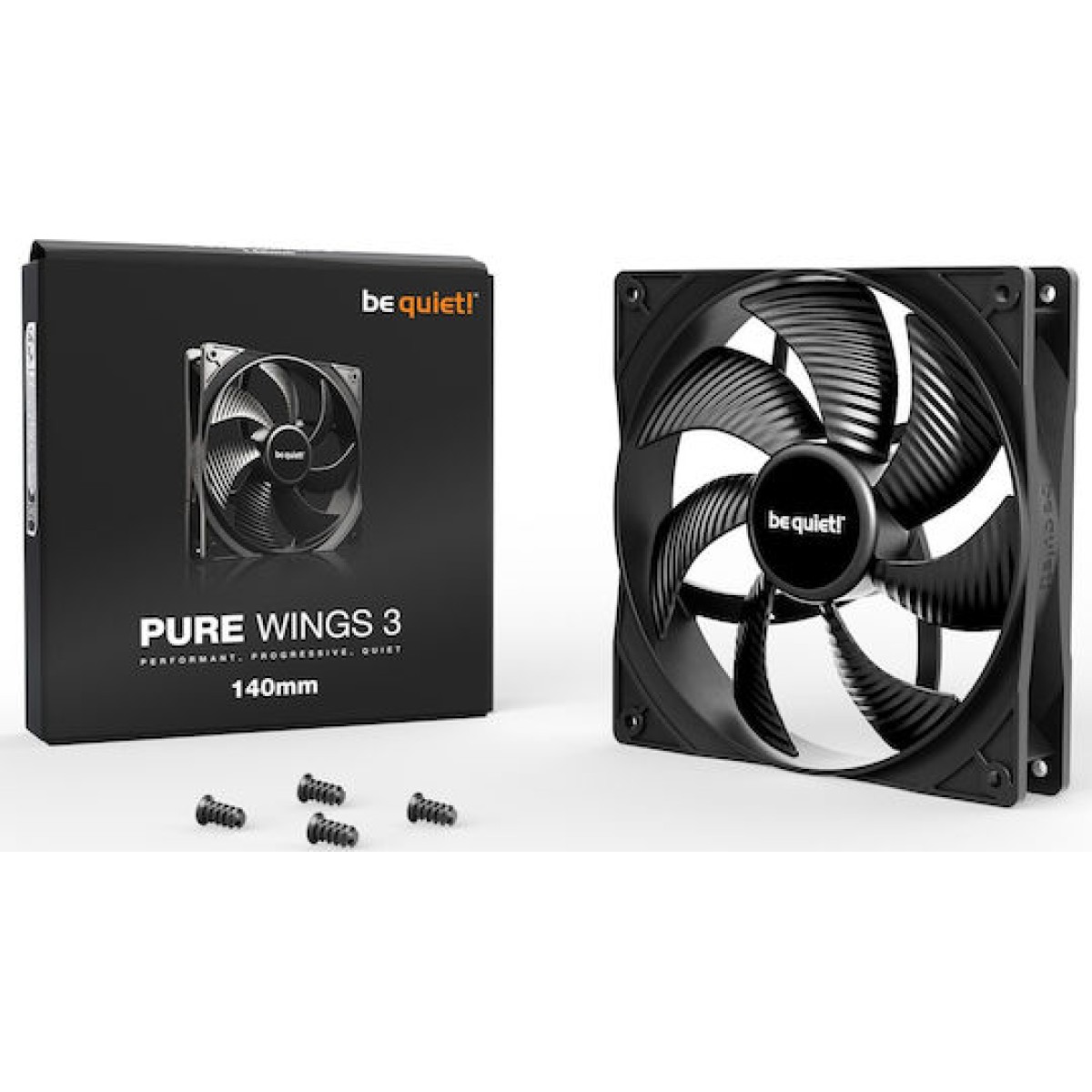 Be Quiet Pure Wings 3 Case Fan 140mm με Σύνδεση 3-Pin
