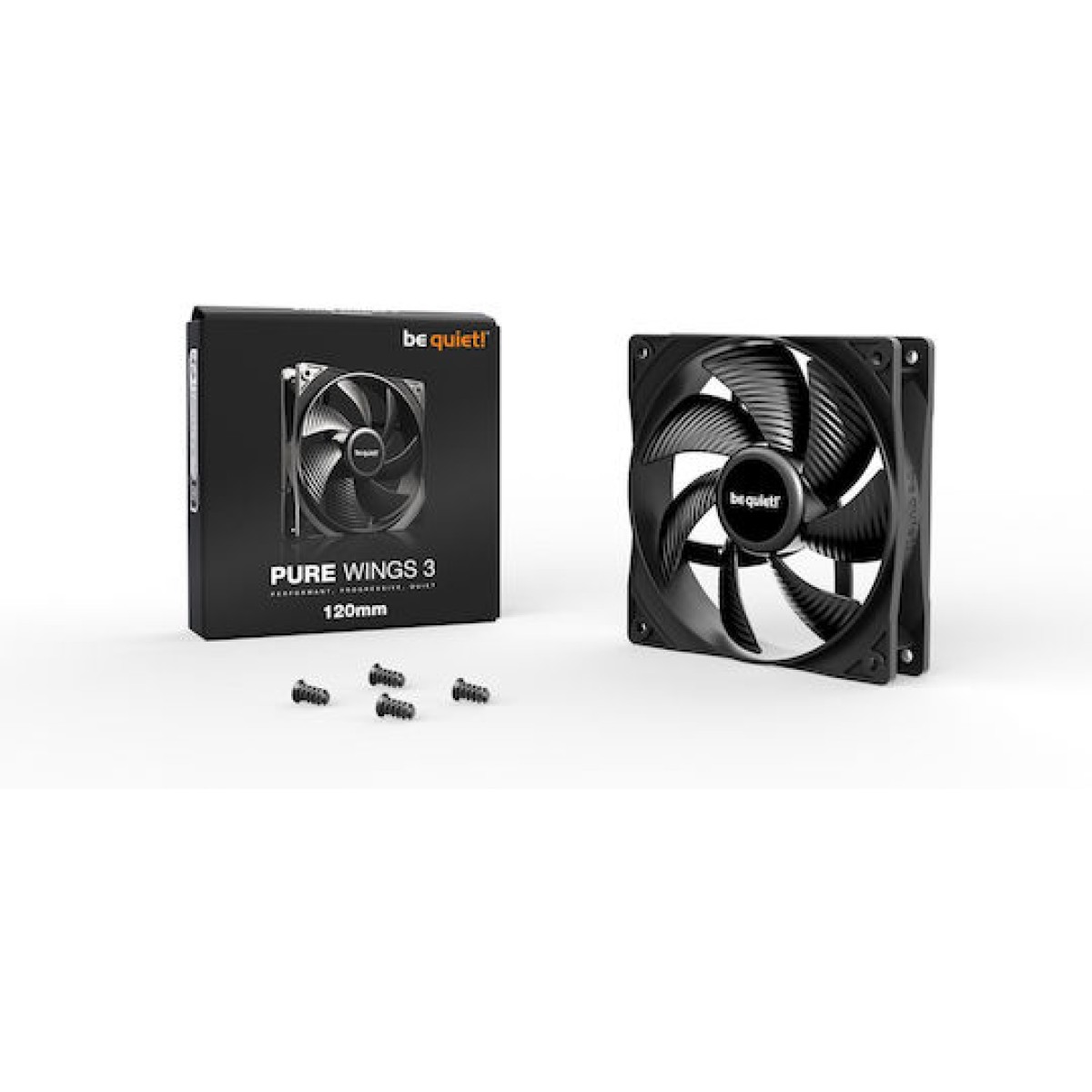 Be Quiet Pure Wings 3 Case Fan 120mm με Σύνδεση 3-Pin