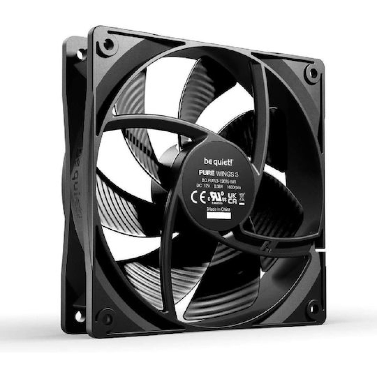 Be Quiet Pure Wings 3 Case Fan 120mm με Σύνδεση 3-Pin