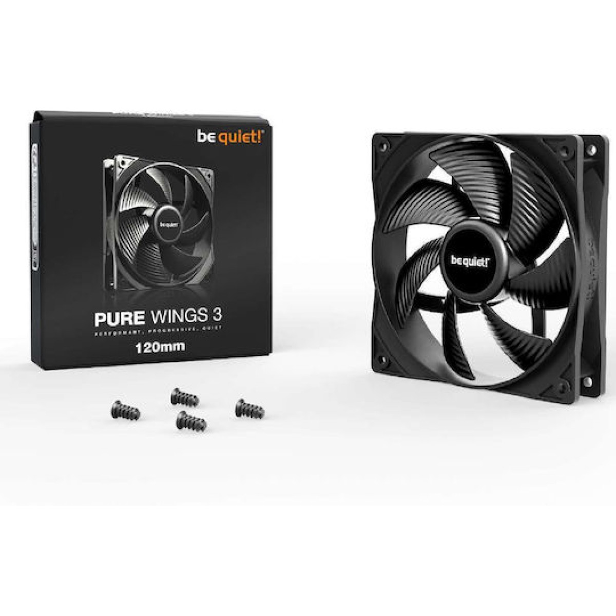 Be Quiet Pure Wings 3 Case Fan 120mm με Σύνδεση 3-Pin