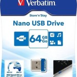 Verbatim Store 'n' Stay Nano 64GB USB 3.0 Stick Μπλε