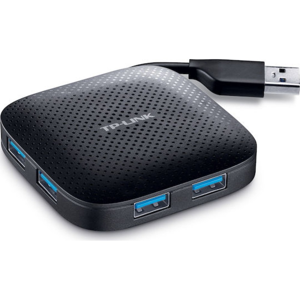 TP-LINK UH400 v4 USB 3.0 Hub 4 Θυρών με σύνδεση USB-A
