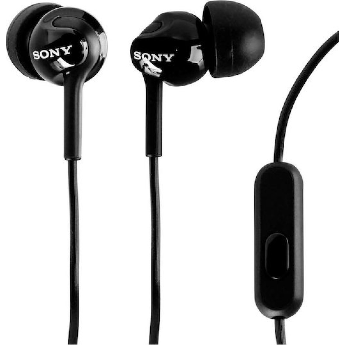 Sony MDR-EX110AP In-ear Handsfree με Βύσμα 3.5mm Μαύρο