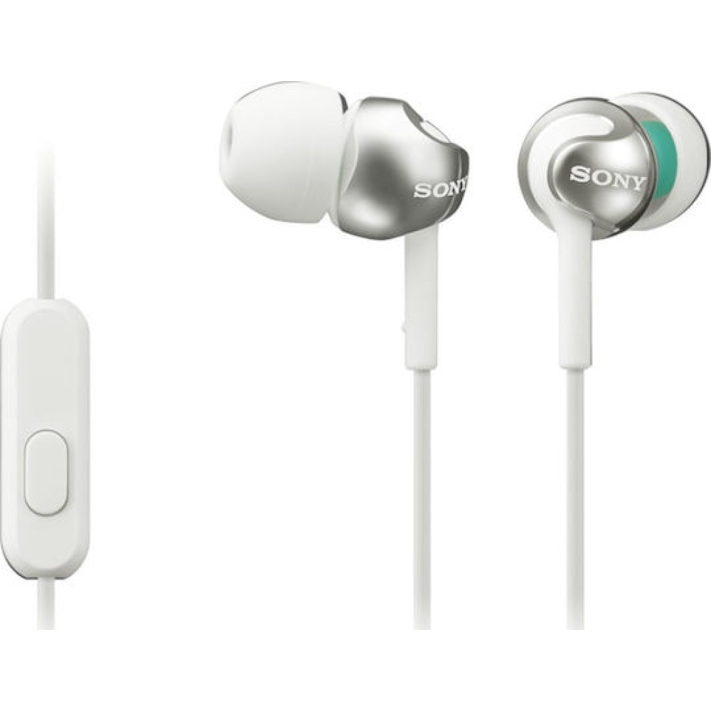 Sony MDR-EX110AP In-ear Handsfree με Βύσμα 3.5mm Λευκό
