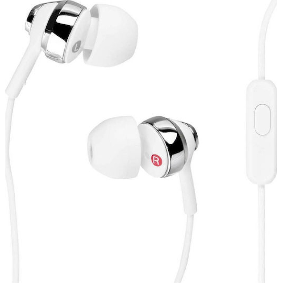 Sony MDR-EX110AP In-ear Handsfree με Βύσμα 3.5mm Λευκό
