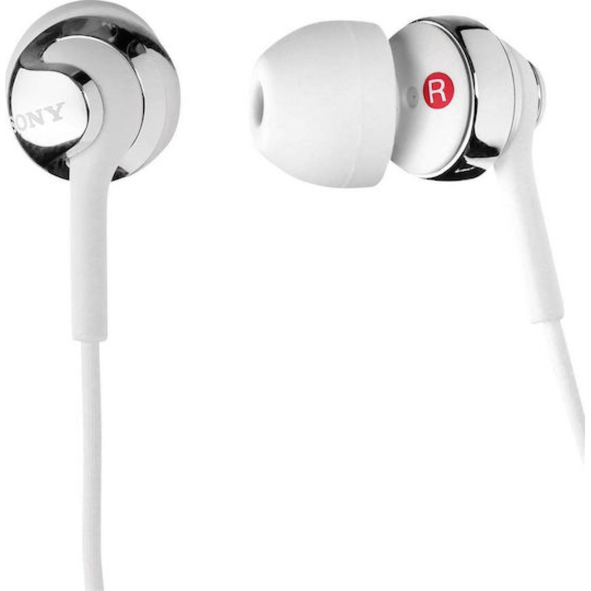 Sony MDR-EX110AP In-ear Handsfree με Βύσμα 3.5mm Λευκό