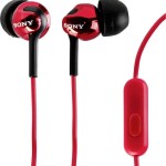 Sony MDR-EX110AP In-ear Handsfree με Βύσμα 3.5mm Κόκκινο