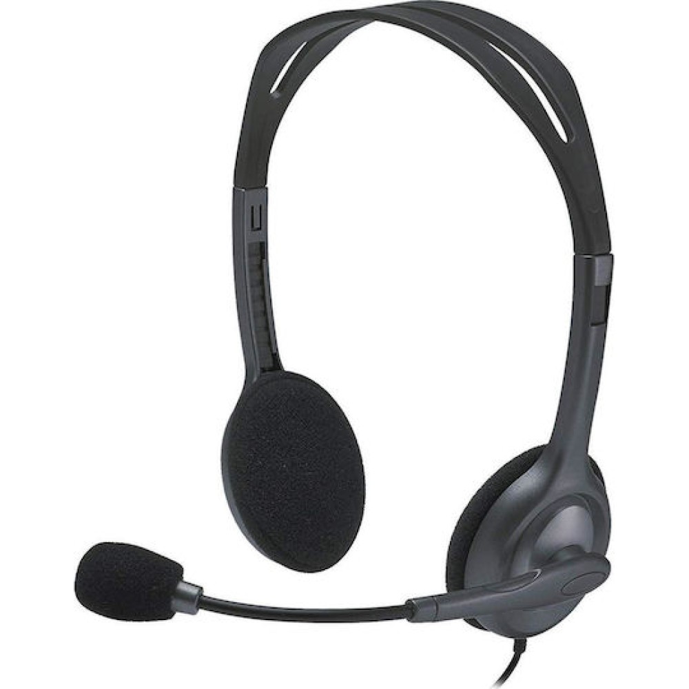 Logitech H111 On Ear Multimedia Ακουστικά με μικροφωνο και σύνδεση 3.5mm Jack