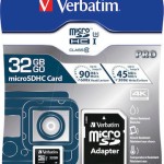 Verbatim Pro microSDHC 32GB Class 10 U3 UHS-I με αντάπτορα