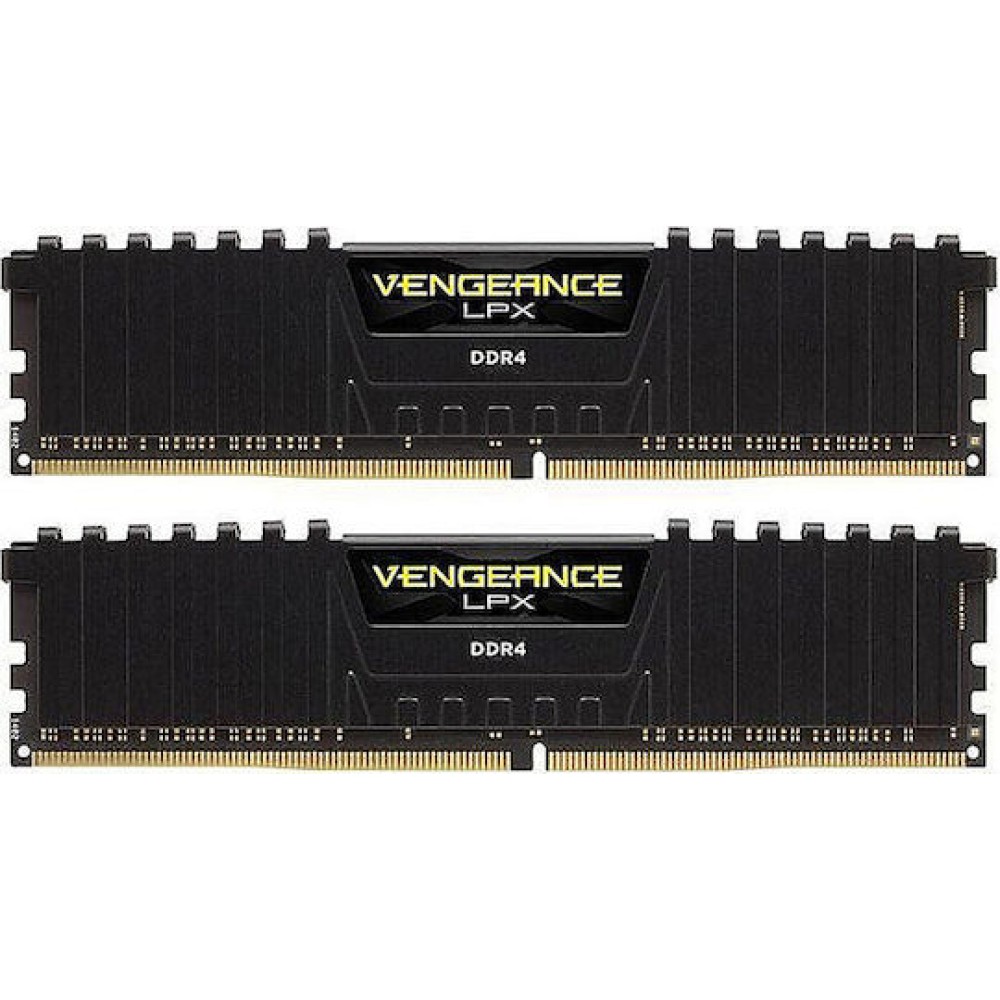Corsair Vengeance LPX DDR4 16GB RAM με 2x8GB Modules και Ταχύτητα 3200 για Desktop